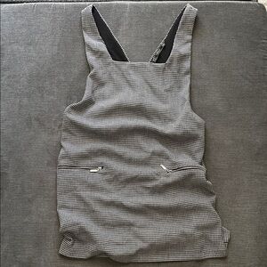 Zara trafaluc Black and White Houndstooth Dress